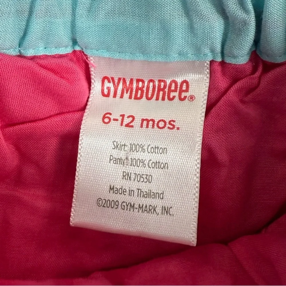 VINTAGE GYMBOREE Baby Ruffle Skirt Size 6-12 Months Spring Vacation Tiered Skirt